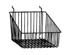 12 x 12 x 8 Sloping Slatwall Baskets (Pack of 6)