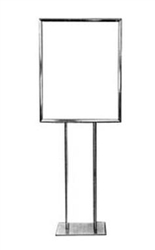 bh23_main - Bulletin Sign Holders with Extra Heavy Raised Base, AA Store Fixtures