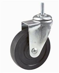 ACT4 - 4" Rubber Clothing Rack Casters, AA Store Fixtures