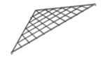GWS/90_main - Triangular Grid Display Shelves, AA Store Fixtures