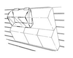 Acrylic Modular Dump Bins for Slatwall
