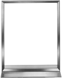 MVER114 - Vertical Sign Holder with Flat Base, AA Store Fixtures