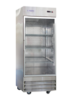 Norpole, 23cubic feet, 1 Door Glass Display Cooler, New, Swinging Door, self contained, coolers, white, black, discounted price, castors, wheels, refrigerator, commercial, gas station, convenience store, grocery, liquor