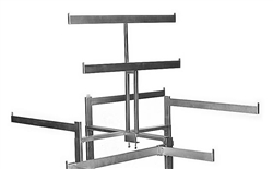 VM55-BT - T-Frame Only for VM 55 H-Rack Toppers, AA Store Fixtures
