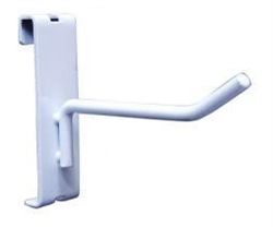 WTE-H10_main - White Gridwall Hooks - Box of 96, AA Store Fixtures
