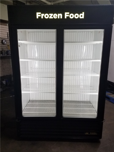 2 Door True Self-Contained Freezer, AA Store Fixtures
