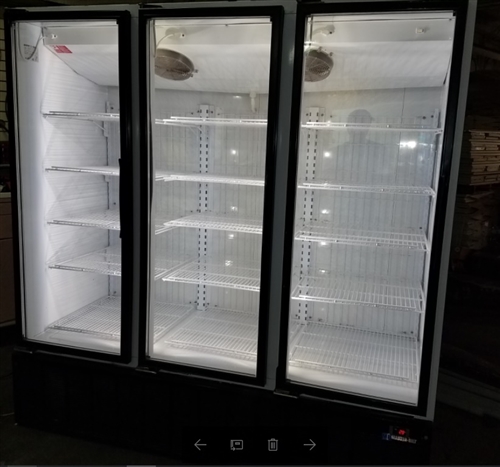 3 Door Master-bilt Self-Contained Freezer, AA Store Fixtures