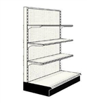 Used 3' endcap unit with 3 shelves