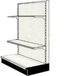 Reconditoned 4' endcap unit with 2 shelves