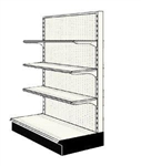 Reconditoned 4' endcap unit with 3 shelves
