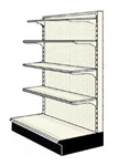 Used 4' endcap unit with 4 shelves