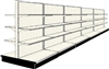 Reconditioned 20' gondola run with base and 30 adjustable shelves