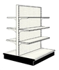 Used 4' gondola run with base and 6 adjustable shelves