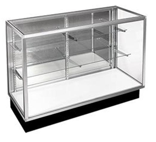 Extra Vision Showcase Glass Display Case 4' Long Retail Store Fixtures 