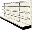 Used 12' wall run with base and 12 adjustable shelves