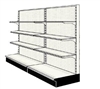 Used 8' wall run with base and 6 adjustable shelves