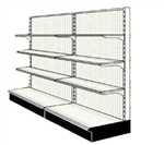 Reconditioned 8' wall run with base and 6 adjustable shelves