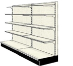 Used 8' wall run with base and 8 adjustable shelves